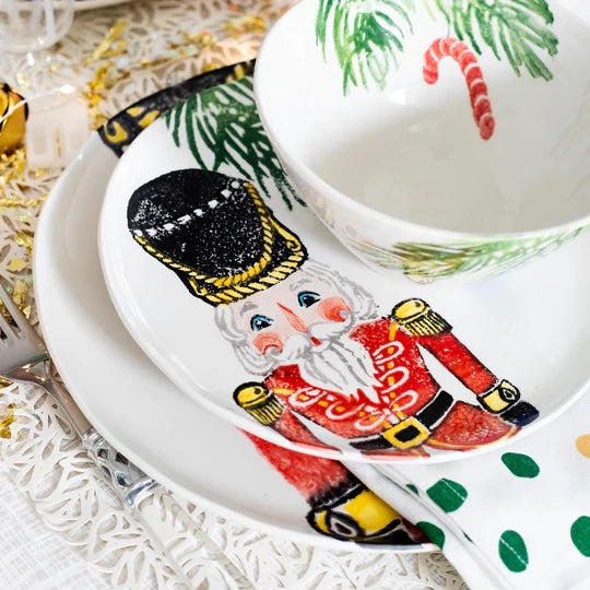 Vietri - Nutcracker Red Salad Plate - Findlay Rowe Designs