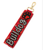 Bulldog Key Chain & Wristlet - Findlay Rowe Designs