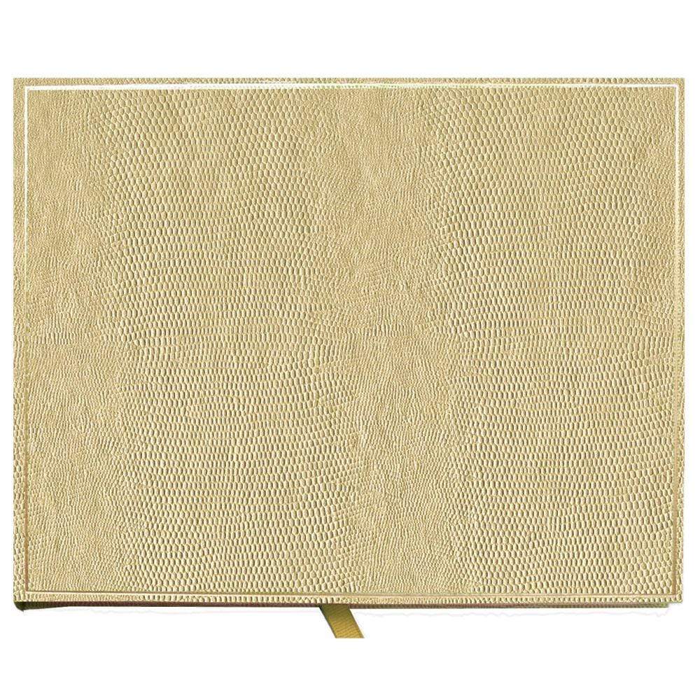 Caspari - Snakeskin Guest Book - Platinum - Findlay Rowe Designs