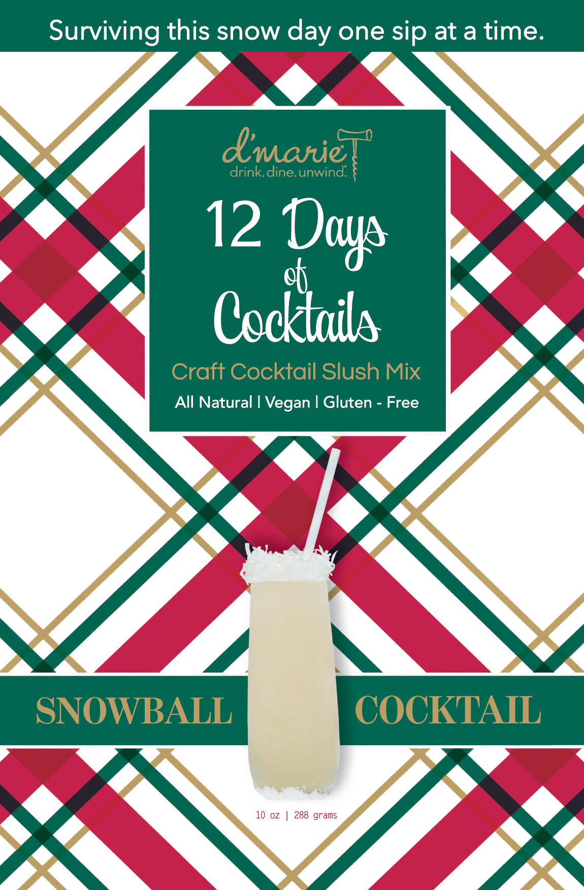 D'Marie - 12 Days of Cocktails Slush Mixes