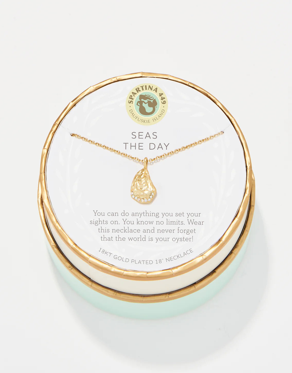 Spartina- Sea La Vie Necklace Seas the Day/Oyster | Findlay Rowe Designs