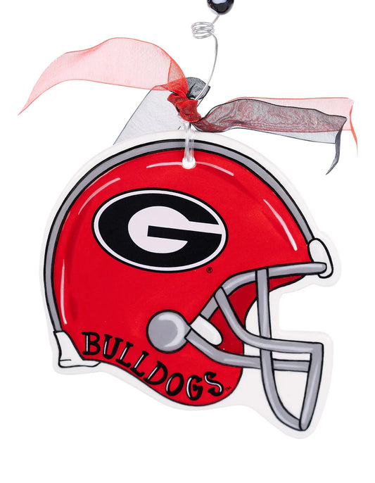 Glory Haus - Ornament - Georgia Bulldogs Helmet - Findlay Rowe Designs