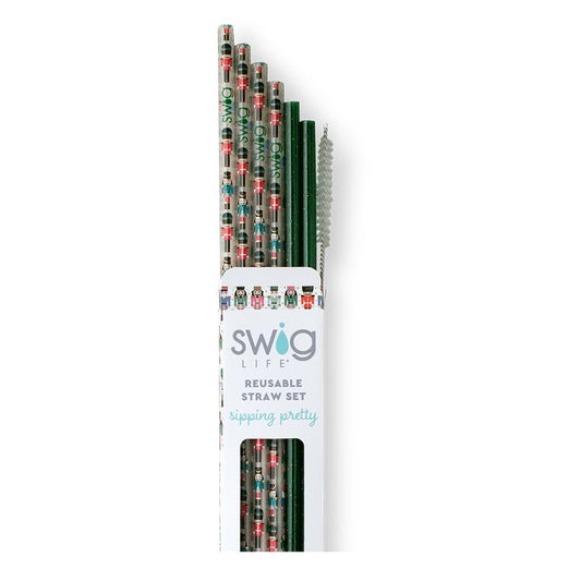 Swig - Reusable Straw Set - Classic Nutcracker