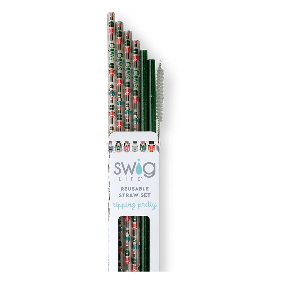 Swig - Reusable Straw Set - Classic Nutcracker - Findlay Rowe Designs