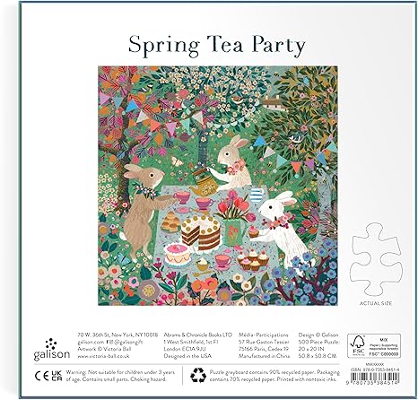 Puzzle - Galison Spring Tea Party