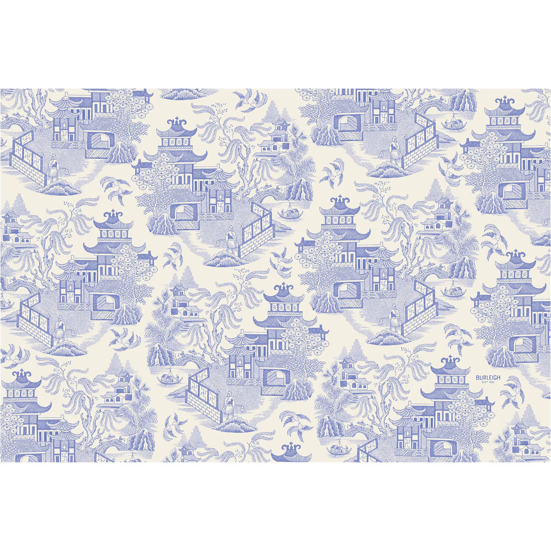 Hester and Cook - Placemat - Blue Willow