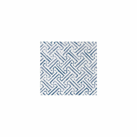 Vietri -  Beverage Napkin Greek Key - Pack of 20 - Blue - Findlay Rowe Designs