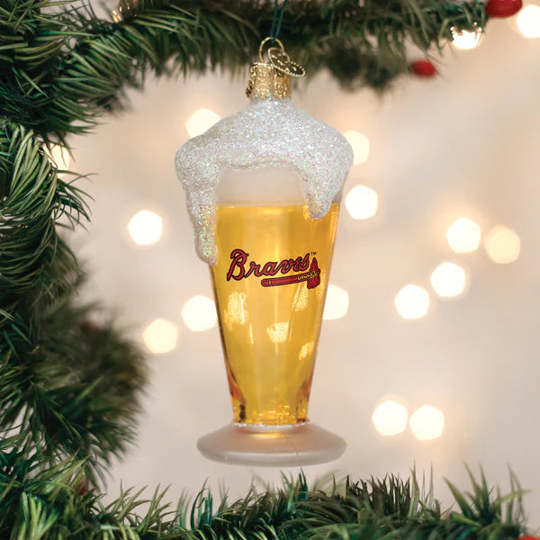 Old World Christmas - Ornament - Braves Glass Of Beer