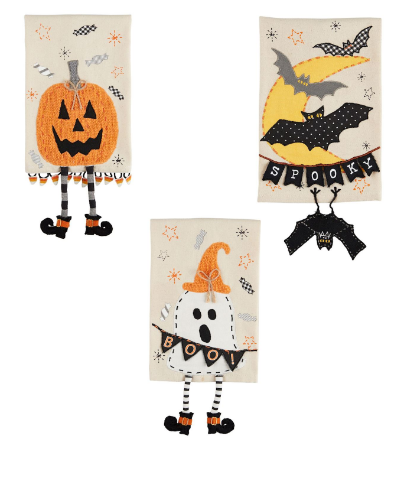 Towel - Halloween Dangle Legs - Findlay Rowe Designs