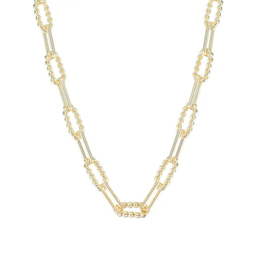 Natalie Wood - Necklace - She's Spicy - Mini Chain Link - Gold