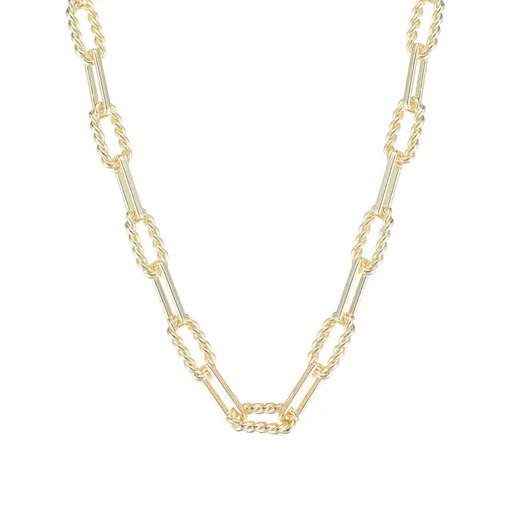 Natalie Wood - Necklace - She's Spicy - Mini Chain Link - Gold