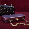 Hobo - Lauren Minaudiere - Metallic Leather - Frosted Plum