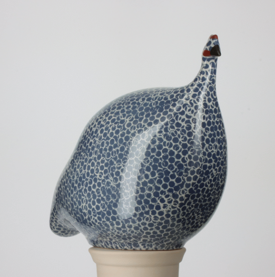 Guinea Fowl - Small - White speckled  Lavender Blue - Findlay Rowe Designs