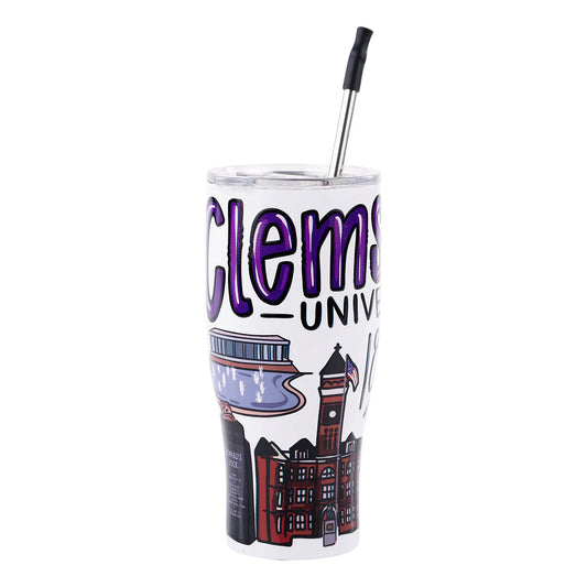 Glory Haus - Clemson Icon Tumbler - Findlay Rowe Designs