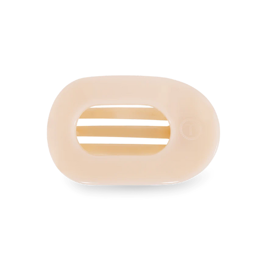 Teleties - Flat Round Clip - Almond Beige - Small - Findlay Rowe Designs