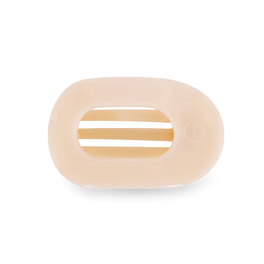 Teleties - Flat Round Clip - Almond Beige - Small - Findlay Rowe Designs