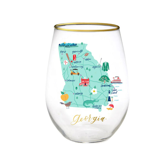 Stemless Wine Glass - Georgia - Findlay Rowe Designs