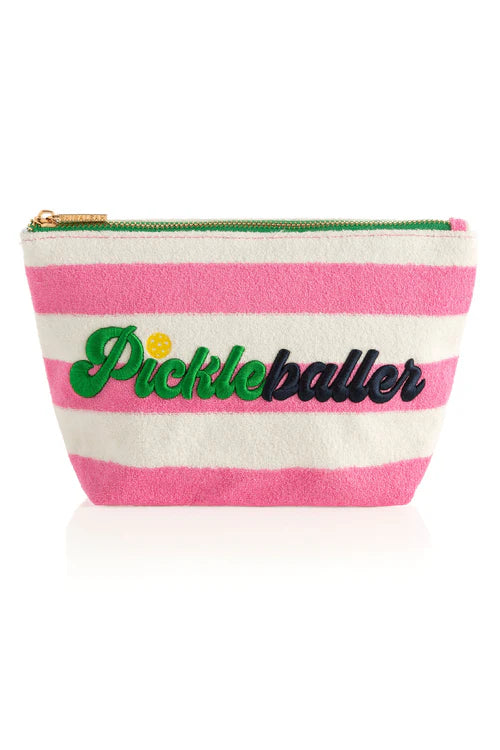 Pickleballer Zip Pouch - Pink - Findlay Rowe Designs