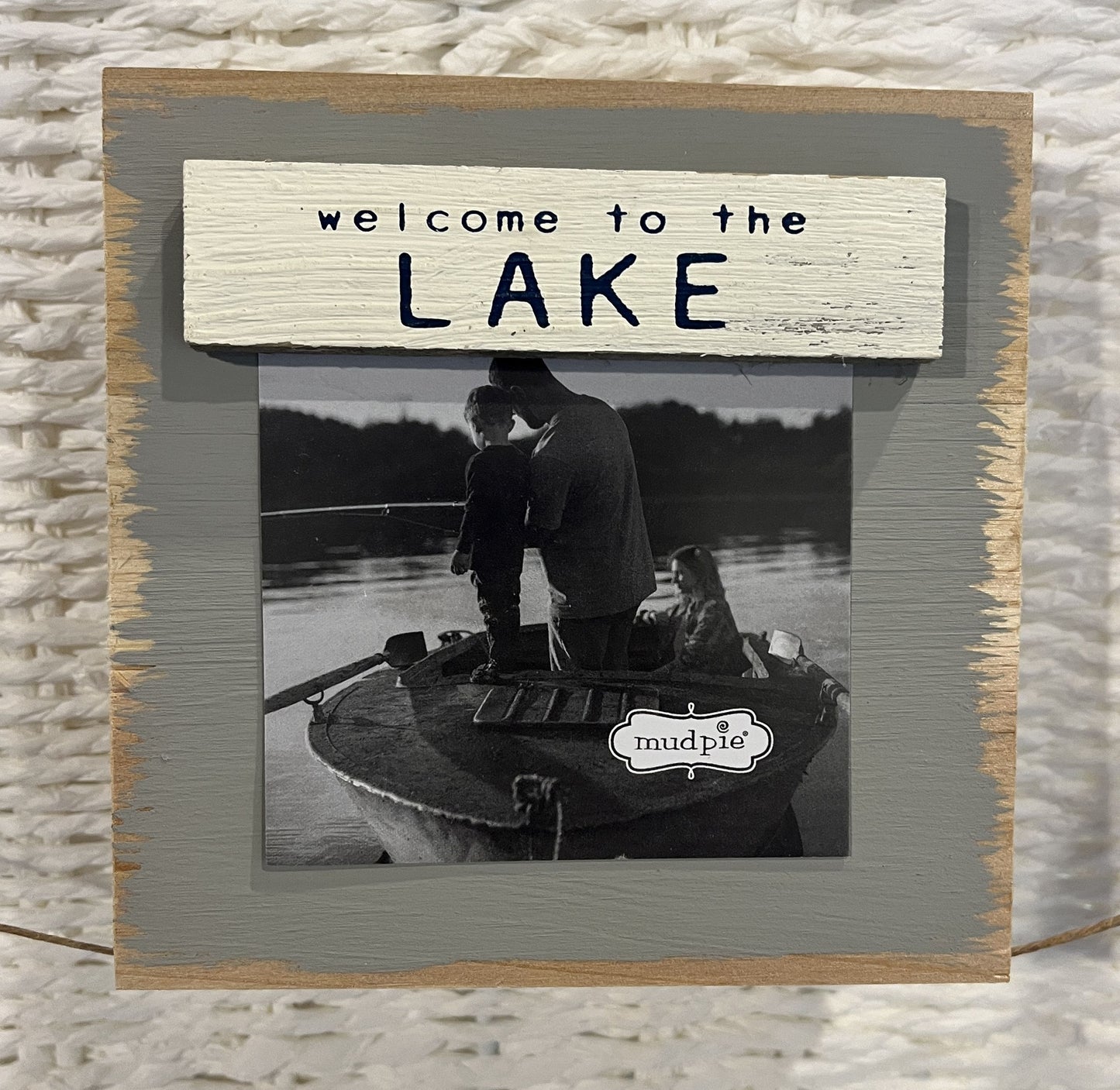 Mud Pie - Photo Block - 3x3 Lake - Findlay Rowe Designs