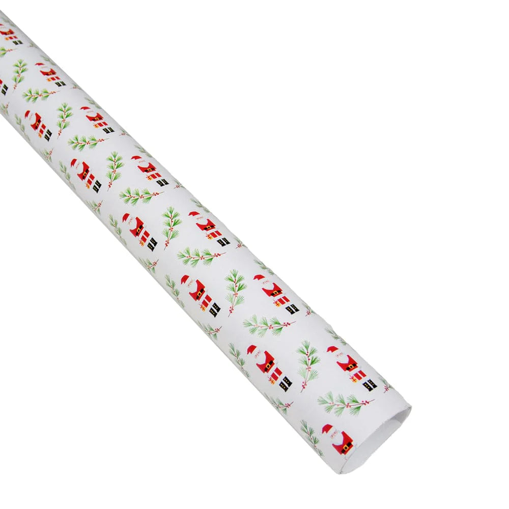 Caspari - Wrapping Paper - Little Santas - Findlay Rowe Designs