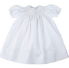 Feltman Brothers - Girls - Dress Pearl Flower Bishop White - 3mo - Findlay Rowe Designs