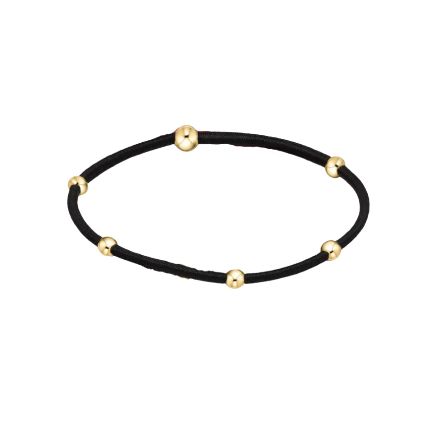 Enewton - "e"ssentials Hair Bracelet - Onyx - Findlay Rowe Designs