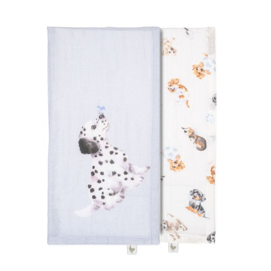 Wrendale - Muslin Gift Set - Little Paws