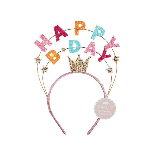 Mud Pie - Light-Up Birthday Headband