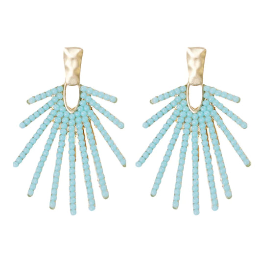 St. Armands - Sunburst Drops - Light Turquoise - Findlay Rowe Designs