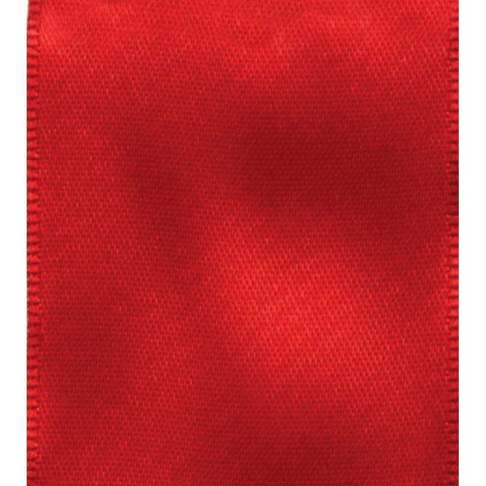 Caspari - Ribbon - Red Satin Wired - 9 Yard - Findlay Rowe Designs