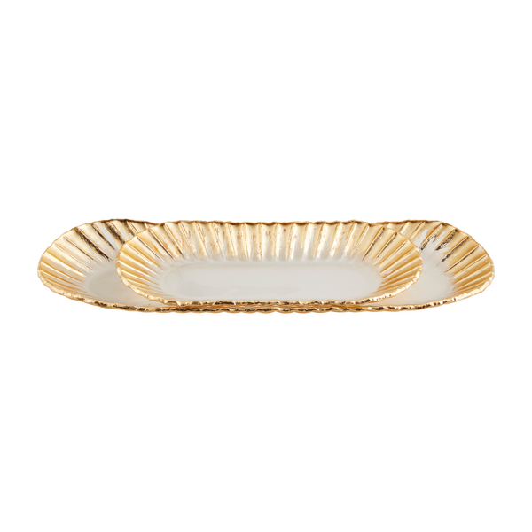 Mud Pie - Gold Edge Tray - Findlay Rowe Designs