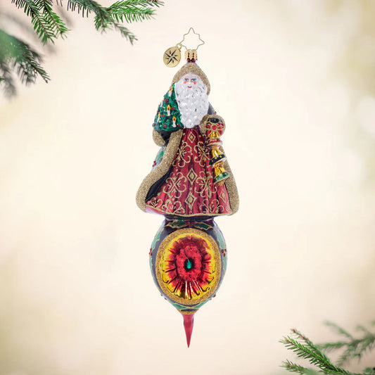 Christopher Radko - Ornament - Santa's Holly Reflection - Findlay Rowe Designs