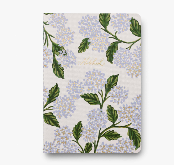 Rifle Paper Co - Notebooks Stitched - Set of 3 Hydrangea