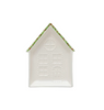 Plate - Embossed Stoneware Christmas House - Findlay Rowe Designs