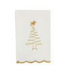 Mud Pie - Gold Scallop Christmas Towels - Findlay Rowe Designs