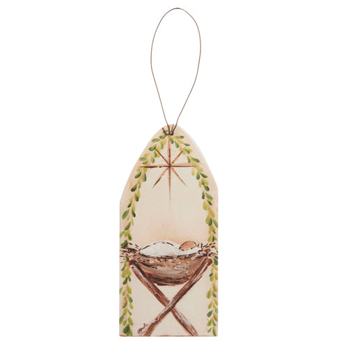 Ornament - Jesus In Manger - Findlay Rowe Designs