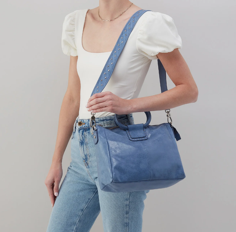 Hobo - Sheila Medium Satchel - Azure - Findlay Rowe Designs