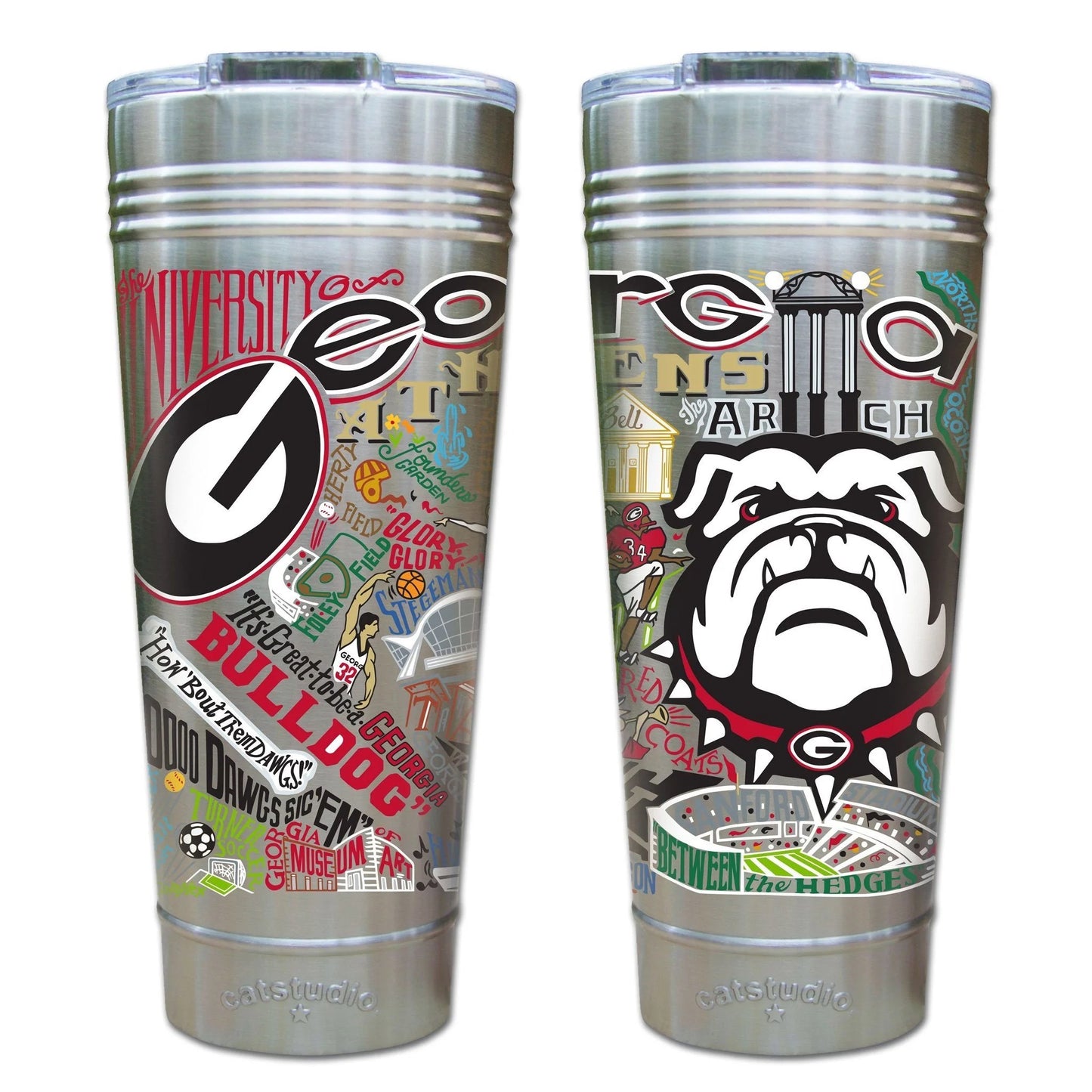 Catstudio - Collegiate Thermal Tumbler - Georgia, University of - Findlay Rowe Designs