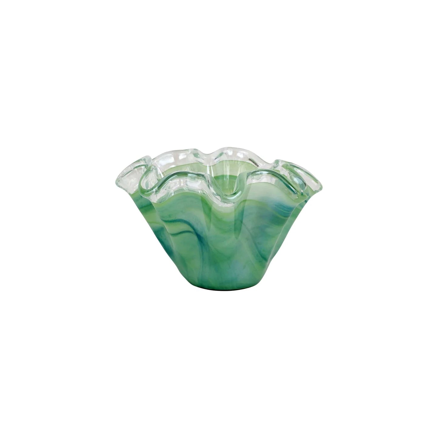 Vietri - Petite Ruffled Bowl - Green - Findlay Rowe Designs