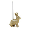 Candleholder - Taper Holder - Golden Rabbit