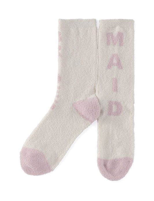 Shiraleah - Bridesmaid Socks - Ivory Pink