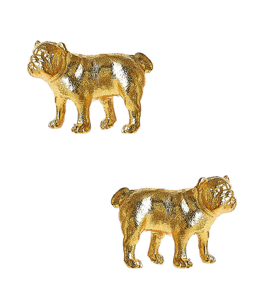 Lisi Lerch - Earring - Bulldog Stud - Gold