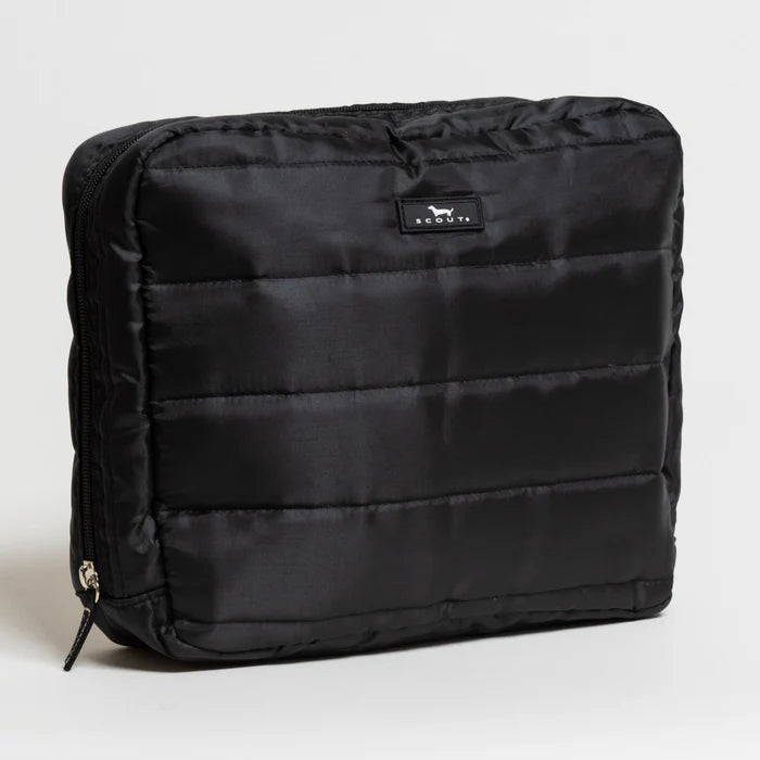 SCOUT - All-Inclusive Toiletry Bag - Black Puffer - Findlay Rowe Designs