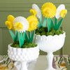 Hester and Cook - Table Accent - Honeycomb Small Daffodils - Set of 3