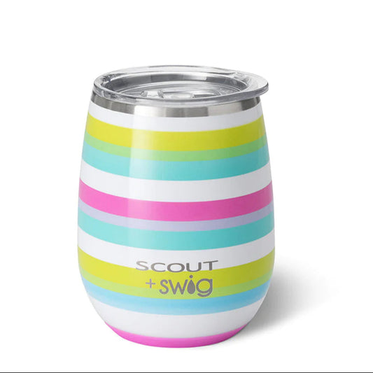 Clearance - Swig - Stemless Wine 14oz - SCOUT Sweet Tart.