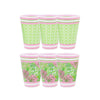 Lilly Pulitzer - Pool Cups - Lime Feeling Good