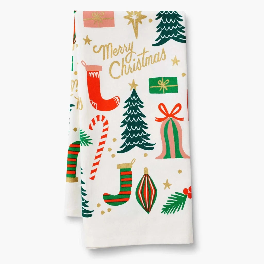 Rifle Paper Co - Towel - Deck the Halls - Findlay Rowe Designs