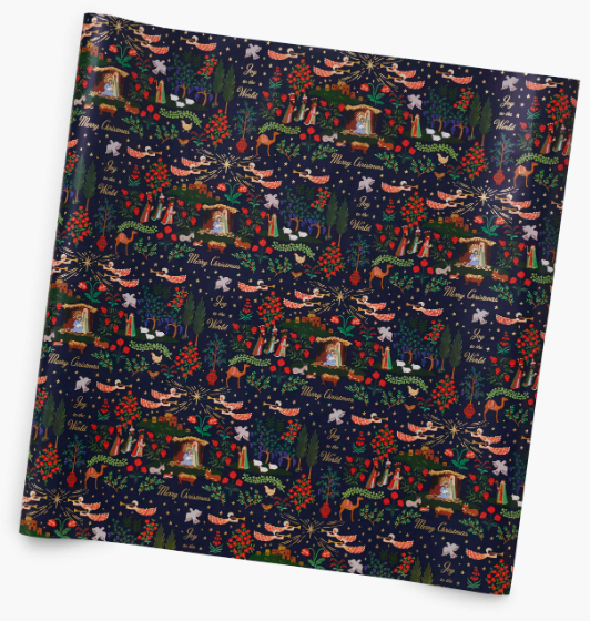 Rifle Paper Co - Gift Wrapping Paper - Nativity Scene - Findlay Rowe Designs