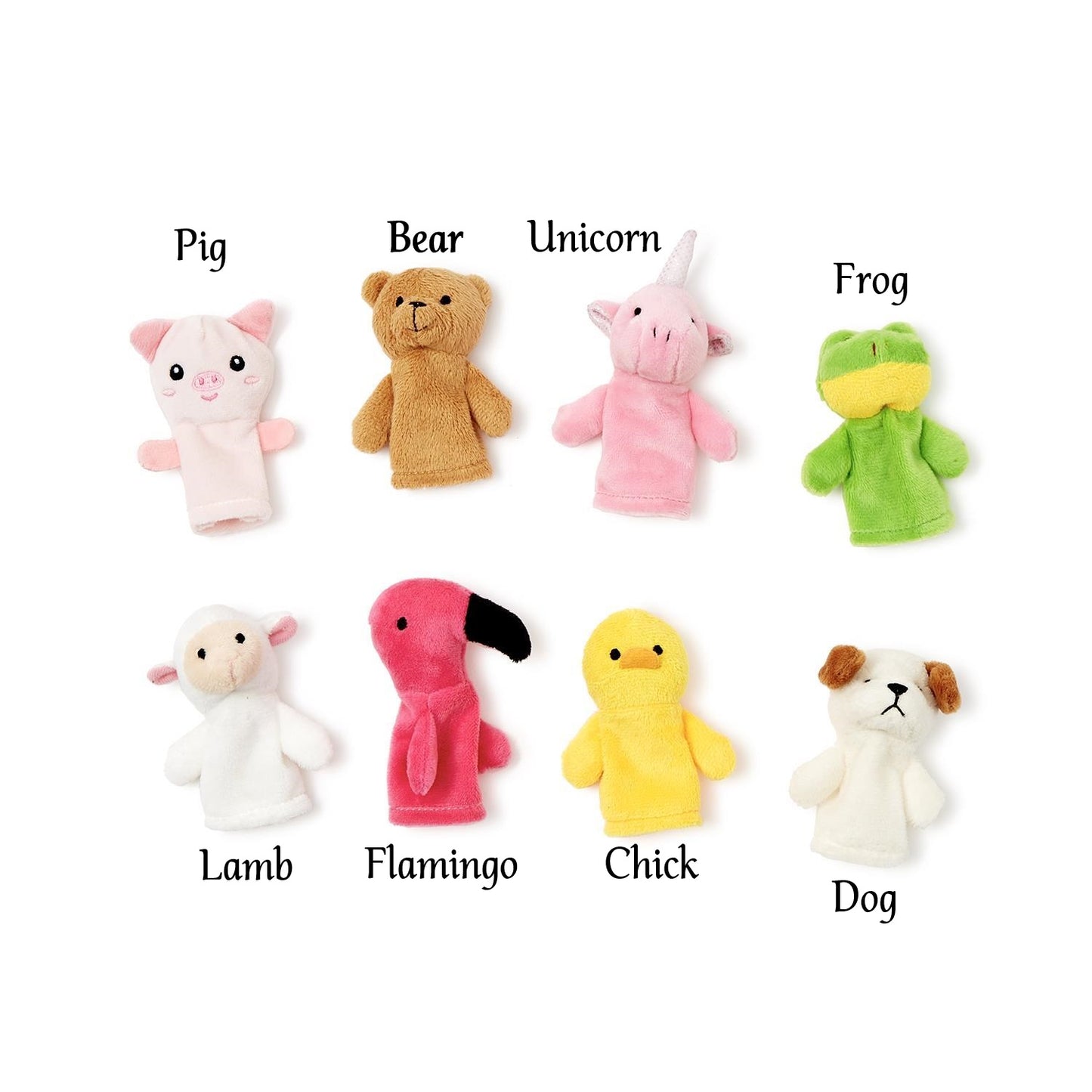 Plush Finger Puppet - Animals