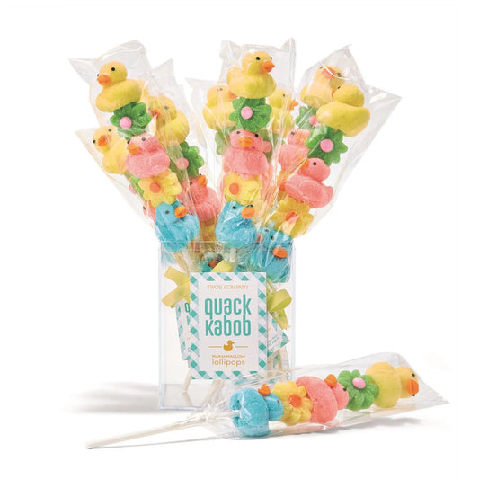 Marshmallow Duck Jelly Flower Lollipop